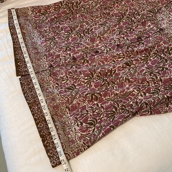 Columbia blouse cotton palm tree mauve 2X - Picture 13 of 17